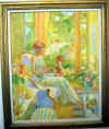 20' X 24' OIL PAINTING " MOTHER AND BOY "$1200-$2500